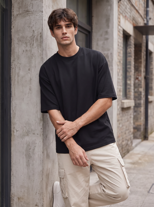 Black Oversized T-shirt
