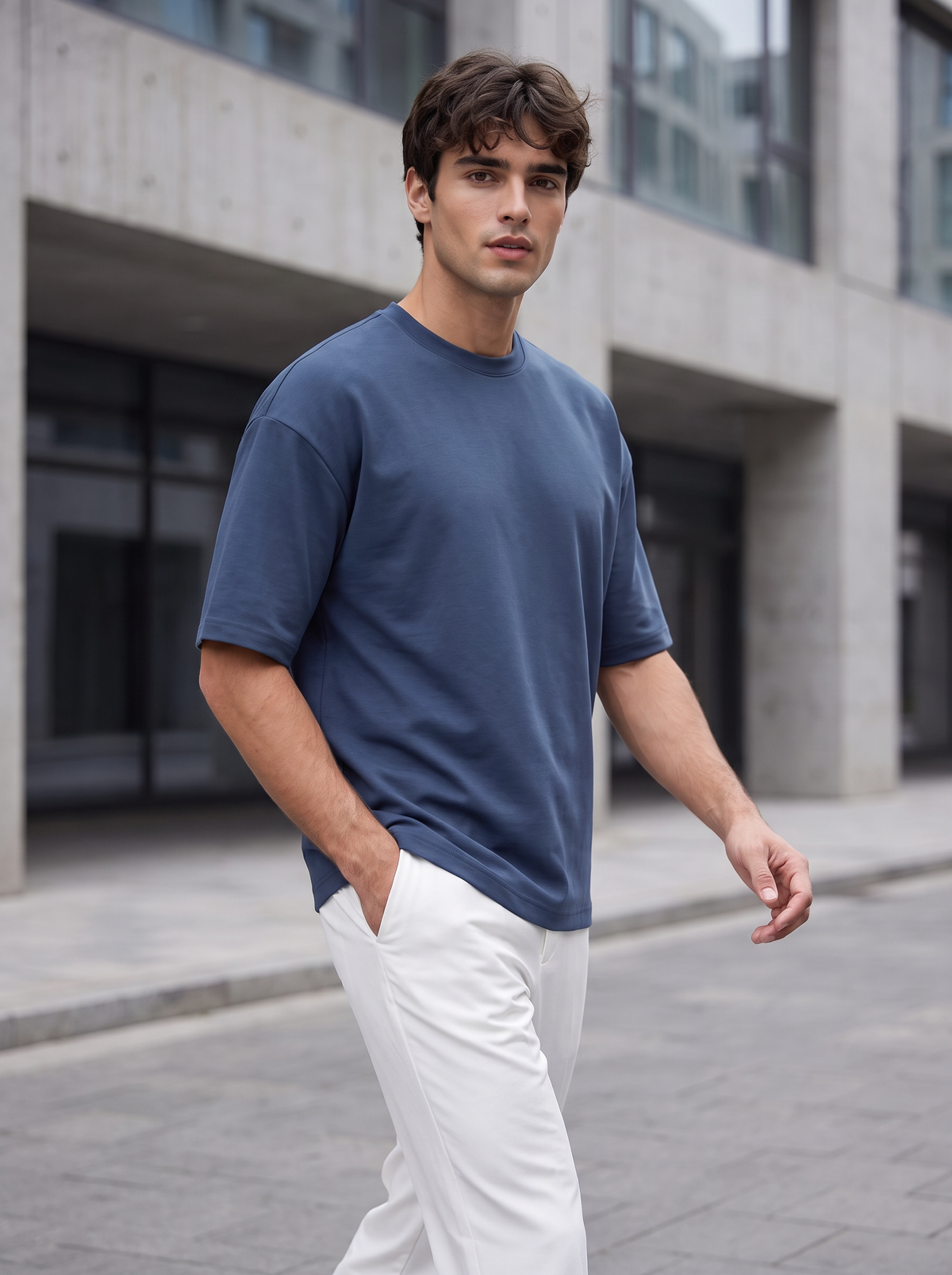 Diesel Blue Oversized T-shirt