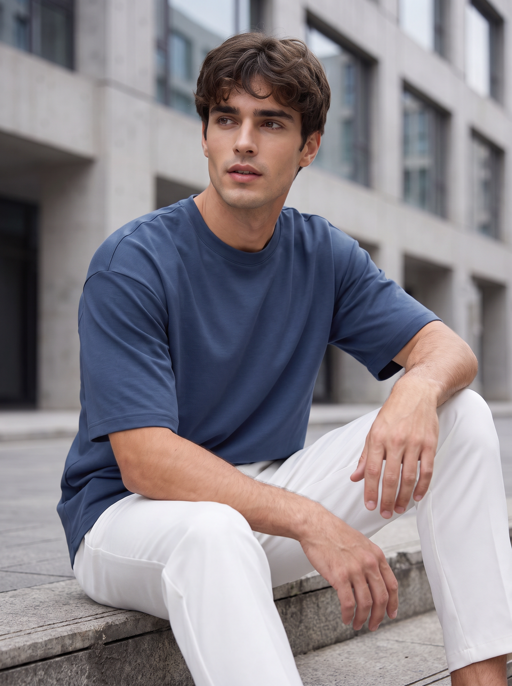 Diesel Blue Oversized T-shirt