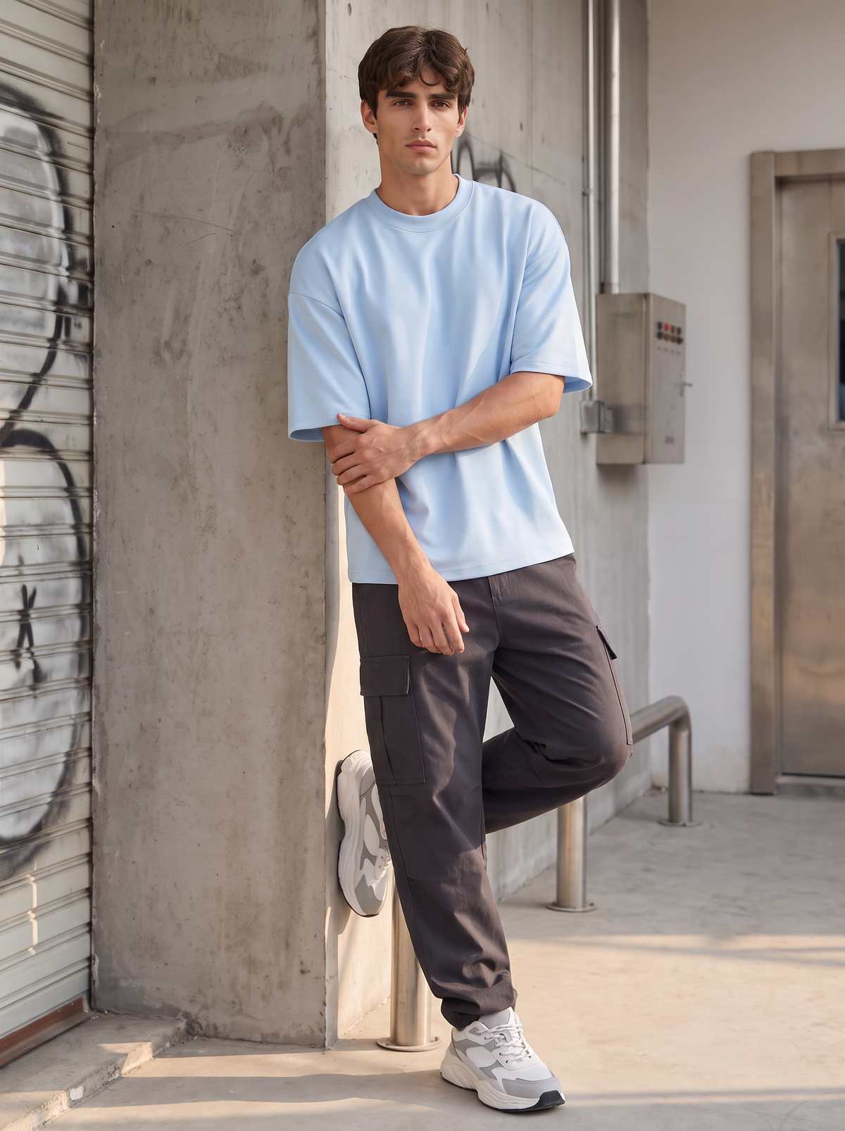 Lite Blue Oversized T-shirt
