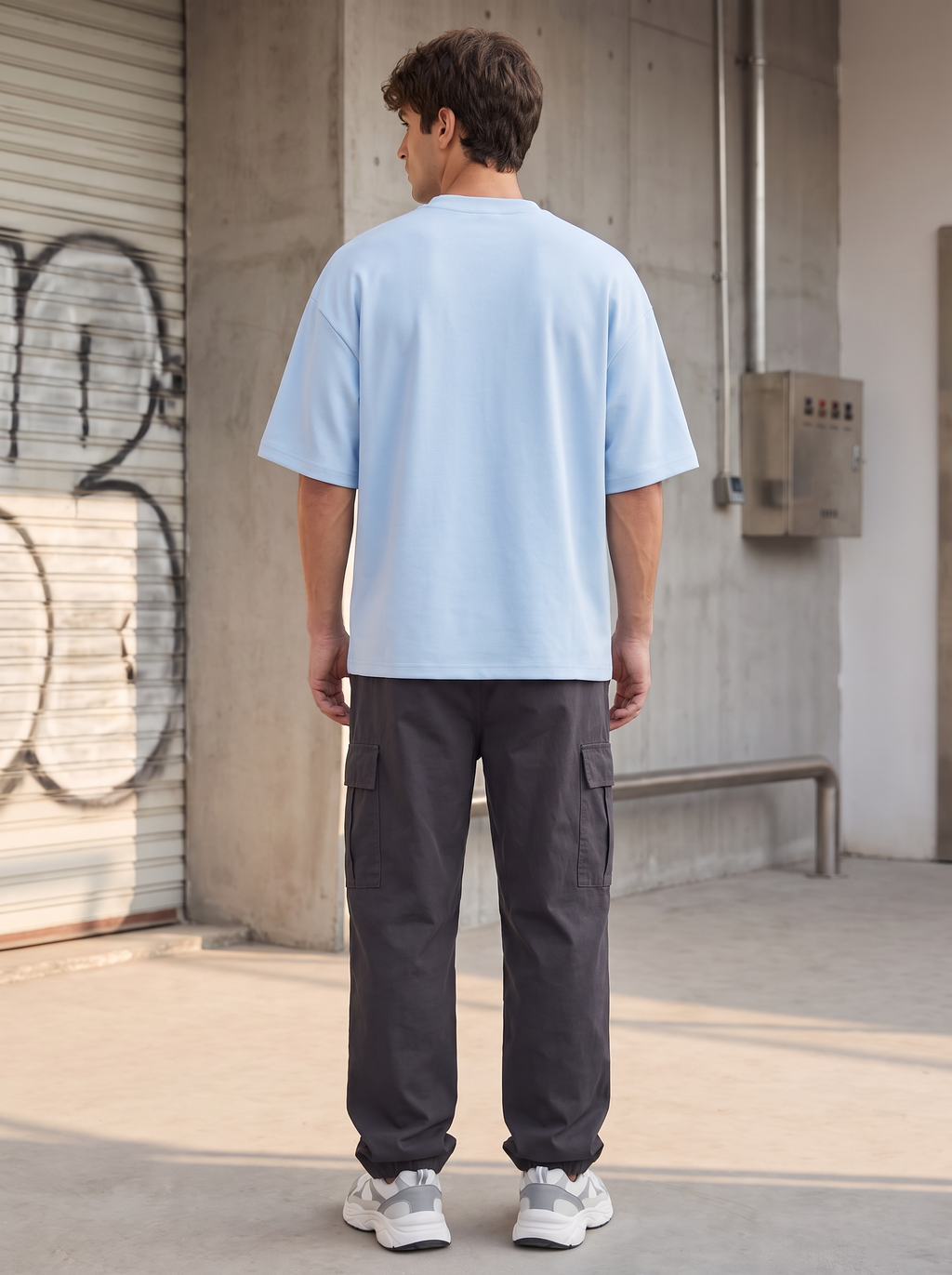 Lite Blue Oversized T-shirt