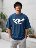 Diesel Blue Mini Printed Oversized T-shirt