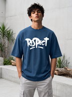 Diesel Blue Mini Printed Oversized T-shirt