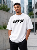 Mini White Printed Oversized T-shirt
