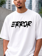 Mini White Printed Oversized T-shirt
