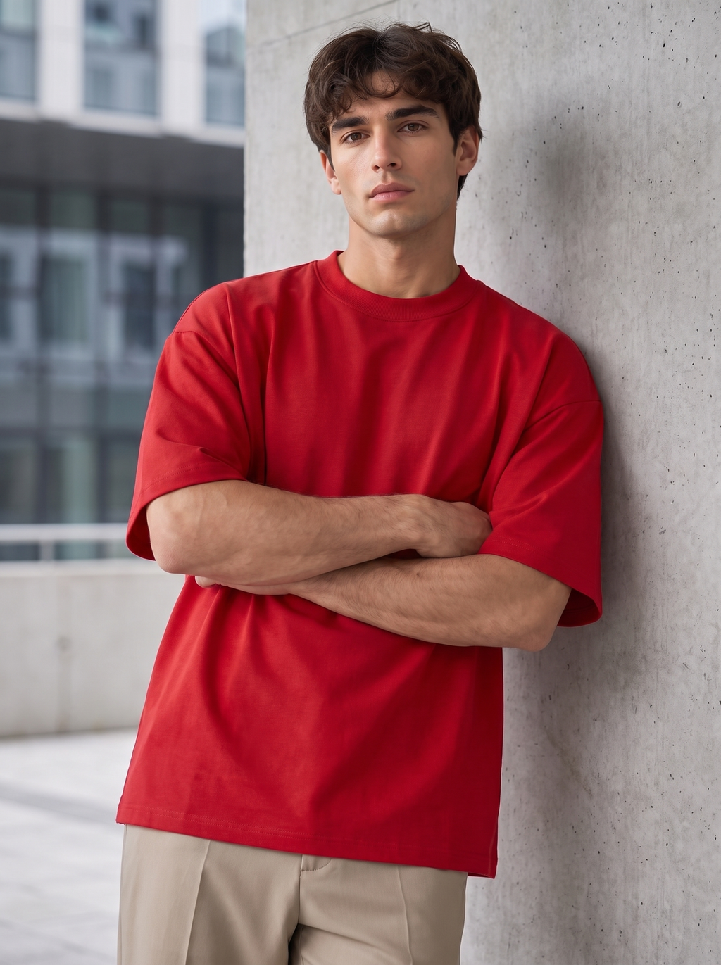 Red Oversized T-shirt