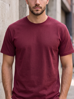 Maroon Regular Fit T-shirt