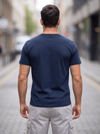 Navy Blue Regular Fit T-shirt