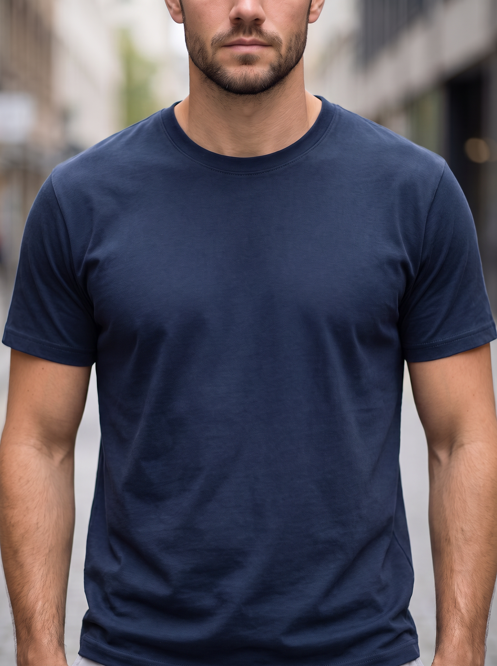 Navy Blue Regular Fit T-shirt