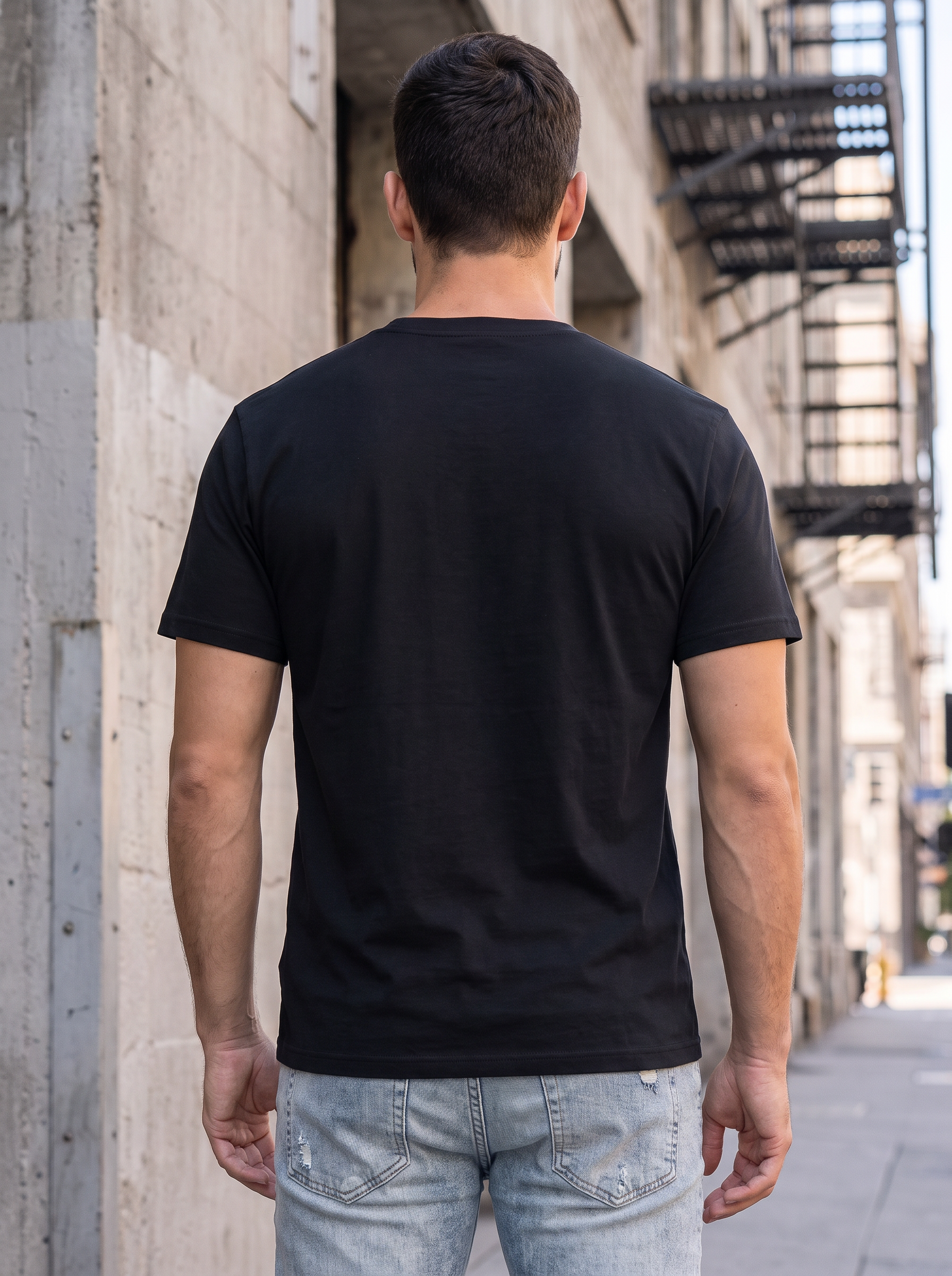 Black Regular Fit T-shirt