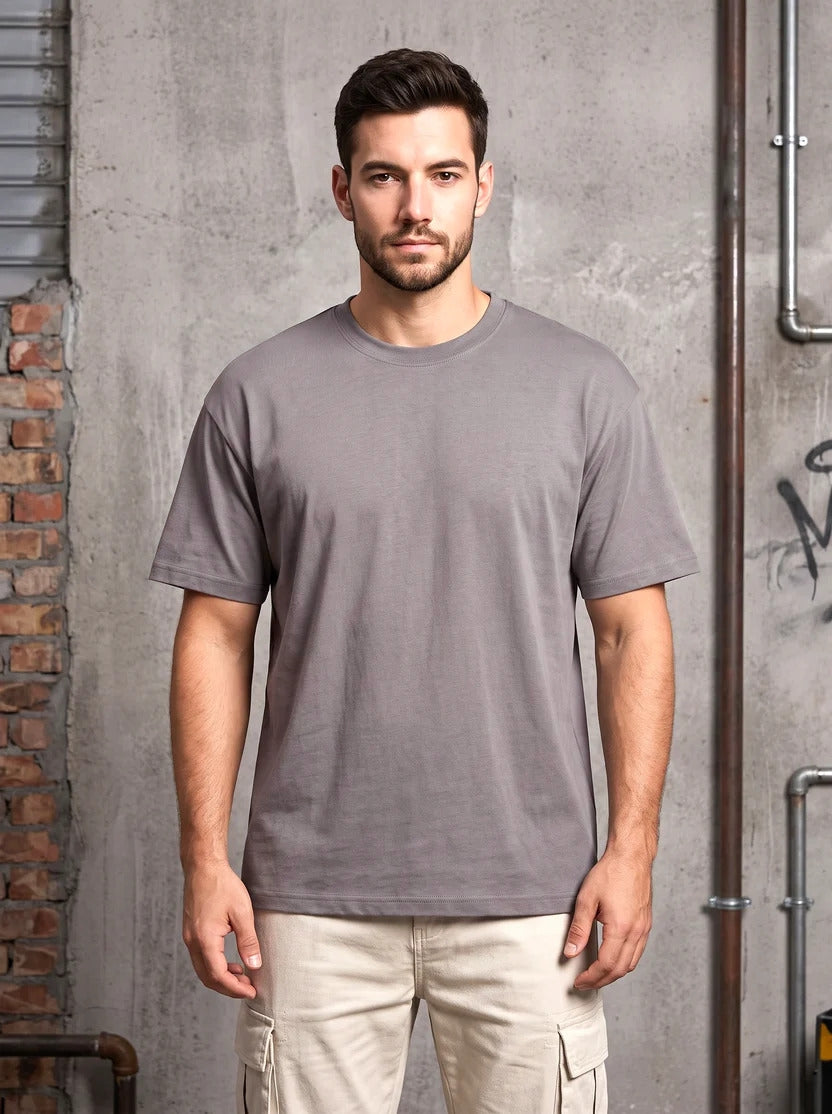 Grey Regular Fit T-shirt