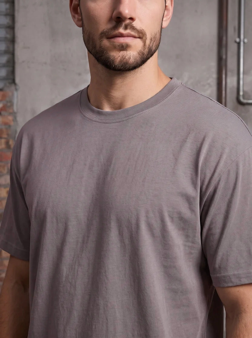 Grey Regular Fit T-shirt