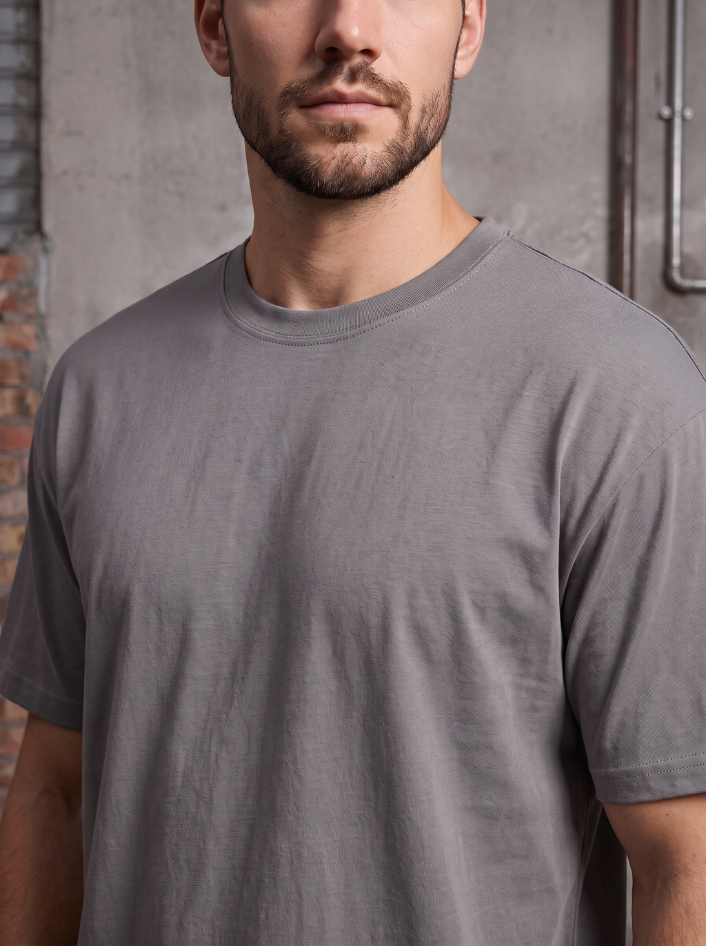 Grey Regular Fit T-shirt