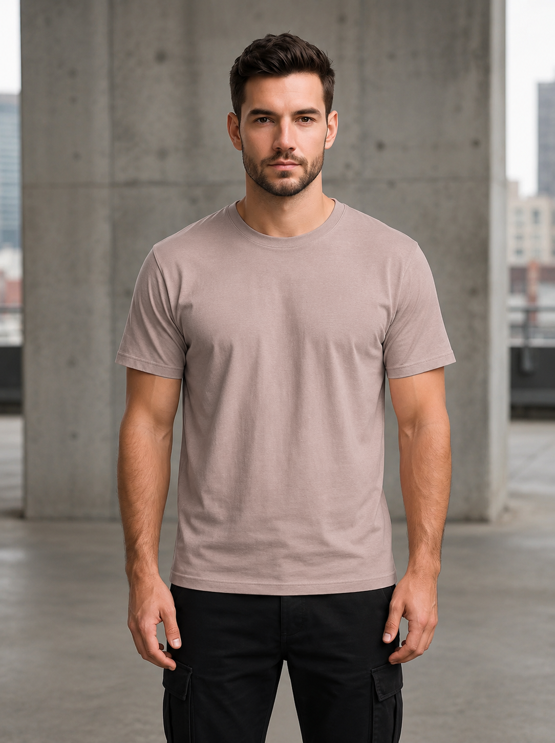 Stone White Regular Fit T-shirt