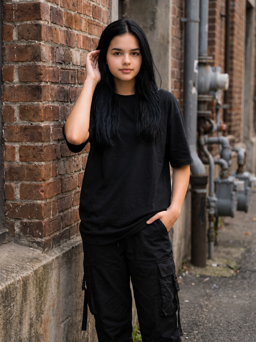 Black Oversized T-shirt