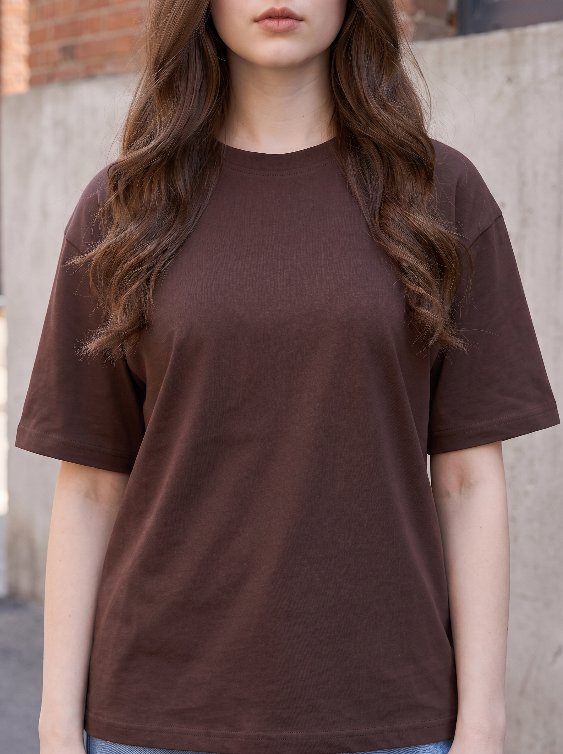 Brown Oversized T-shirt