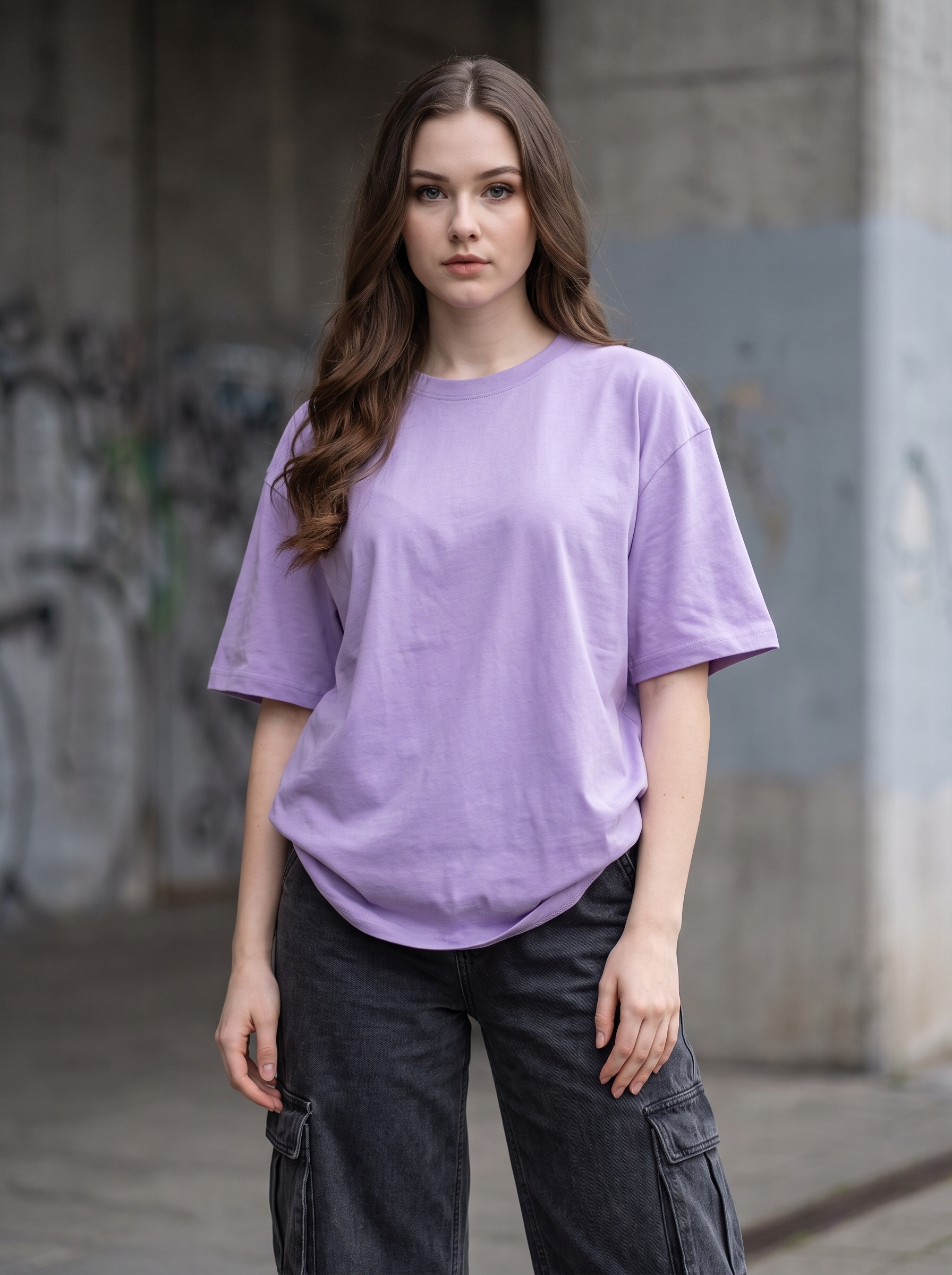Lavender Oversized T-shirt