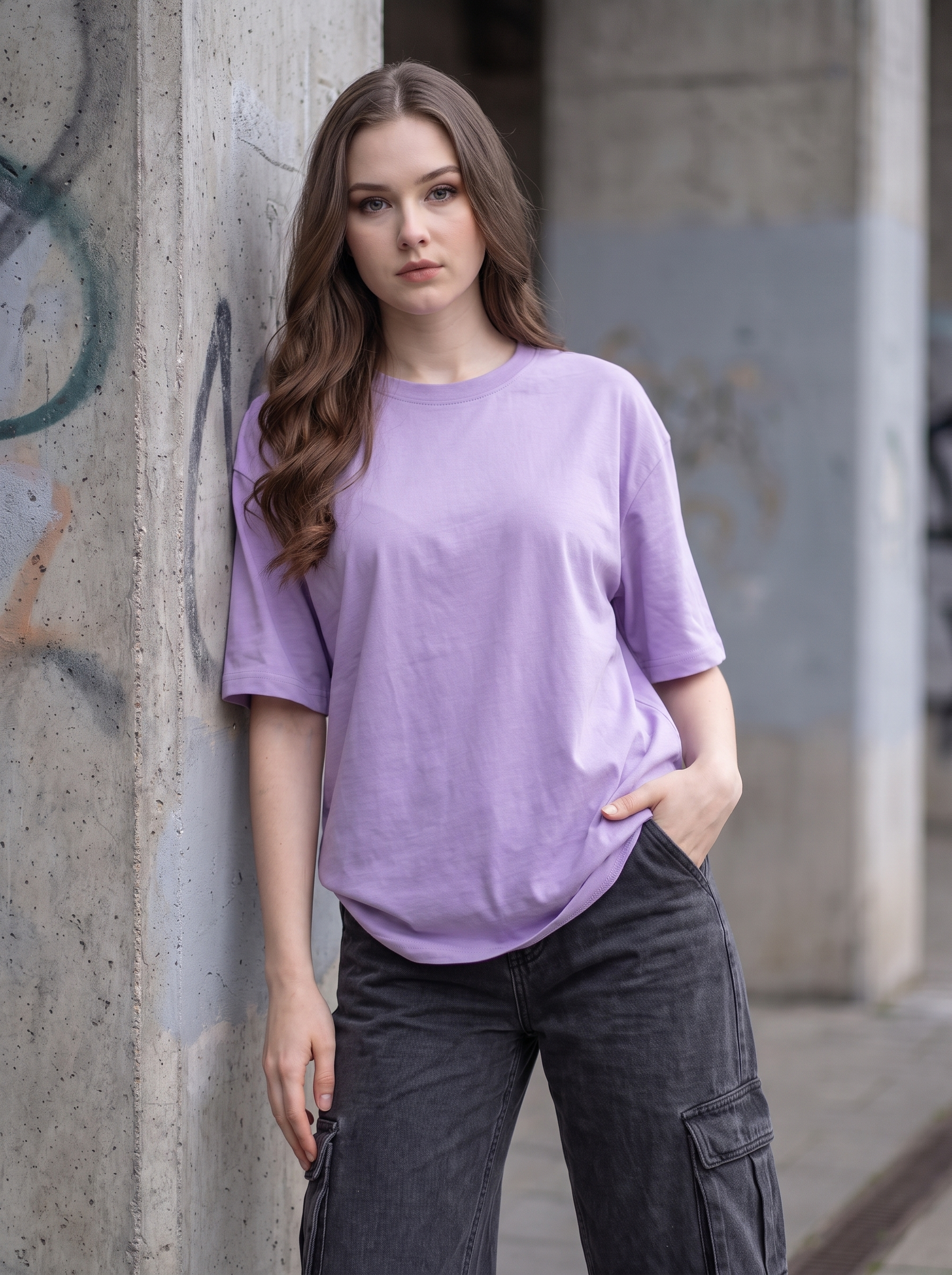 Lavender Oversized T-shirt