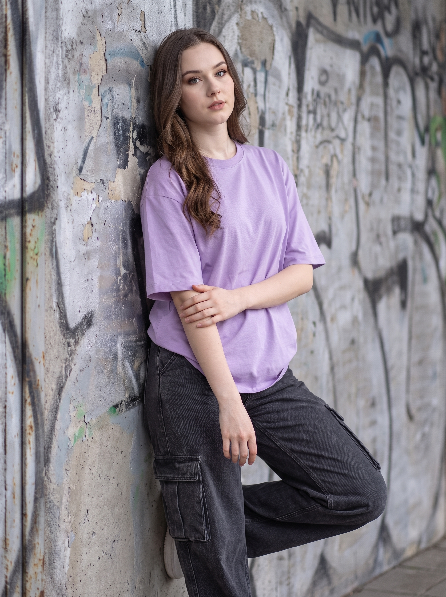 Lavender Oversized T-shirt