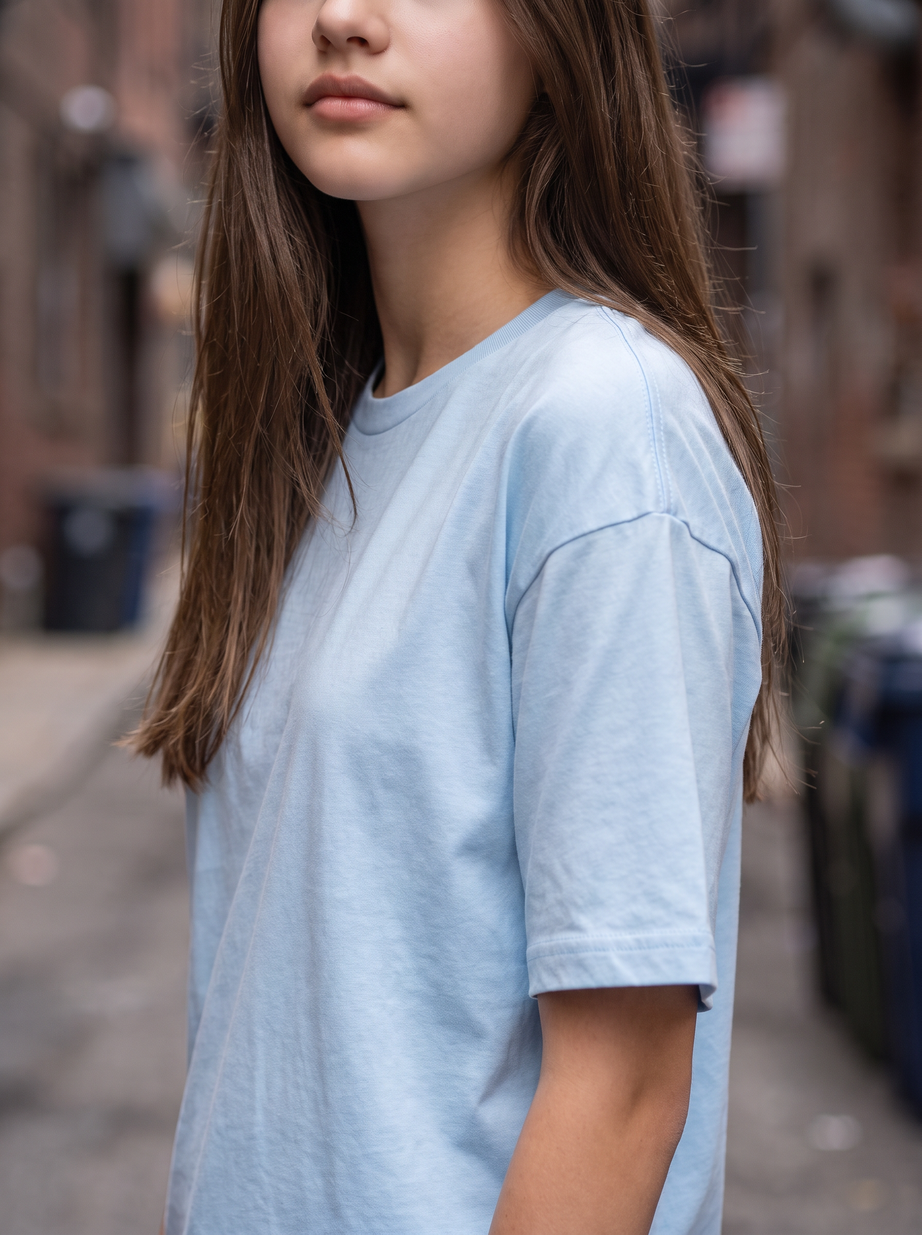 Lite Blue Oversized T-shirt