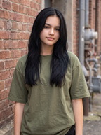 Olive Green Oversized T-shirt