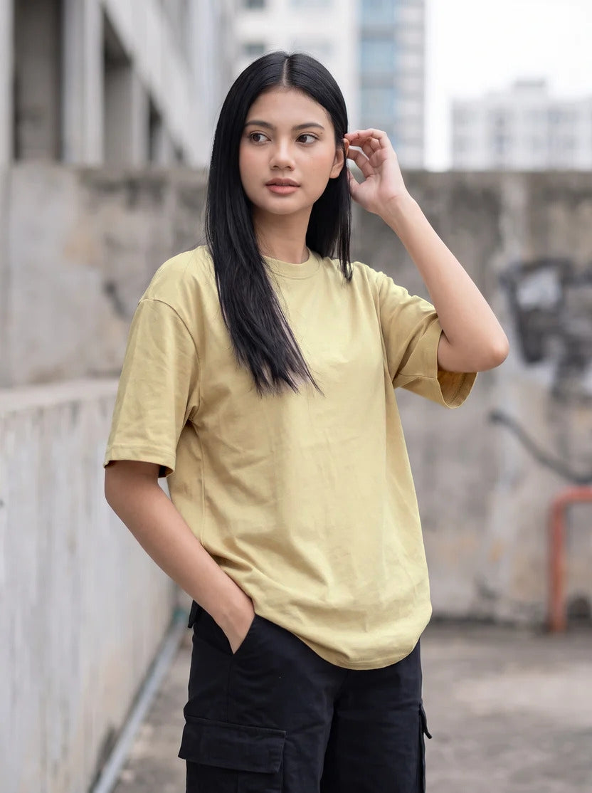Skin Oversized Plain T-shirt