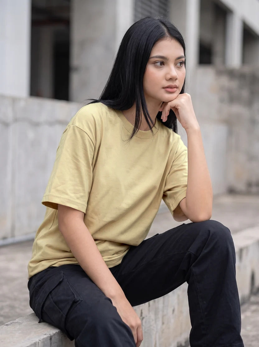 Skin Oversized Plain T-shirt