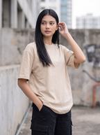 Skin Oversized Plain T-shirt