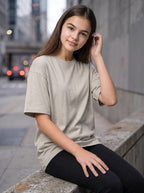 Smoke Grey Oversized T-shirt