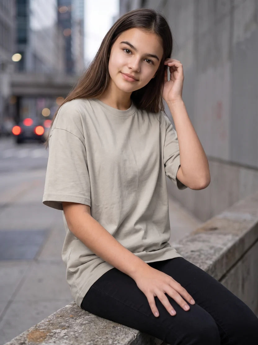 Smoke Grey Oversized T-shirt
