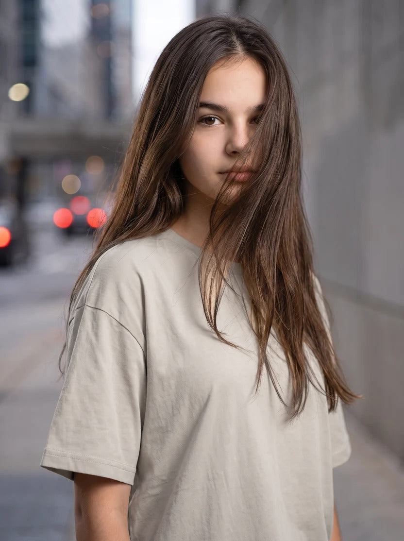 Smoke Grey Oversized T-shirt
