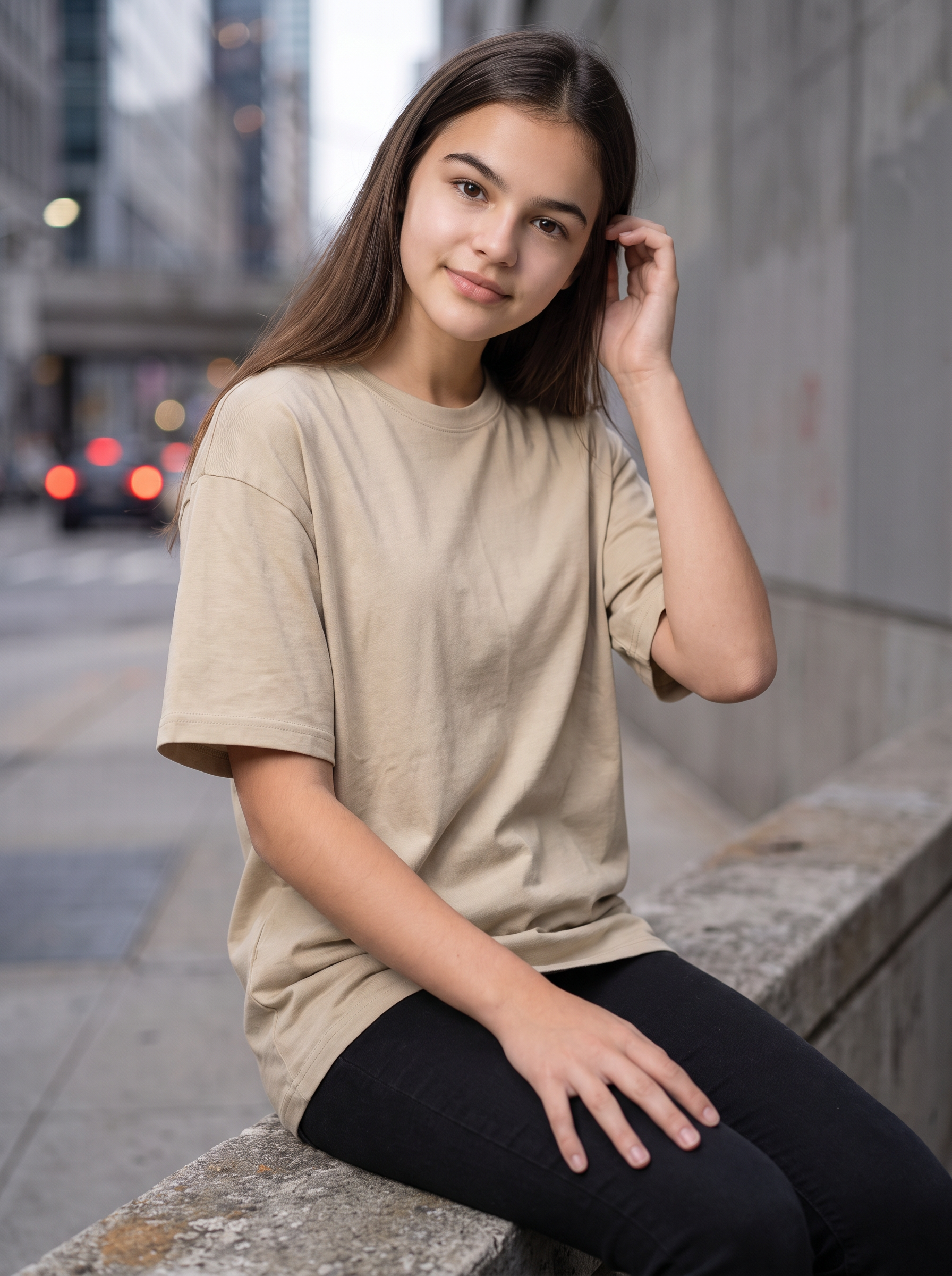 Smoke Grey Oversized T-shirt