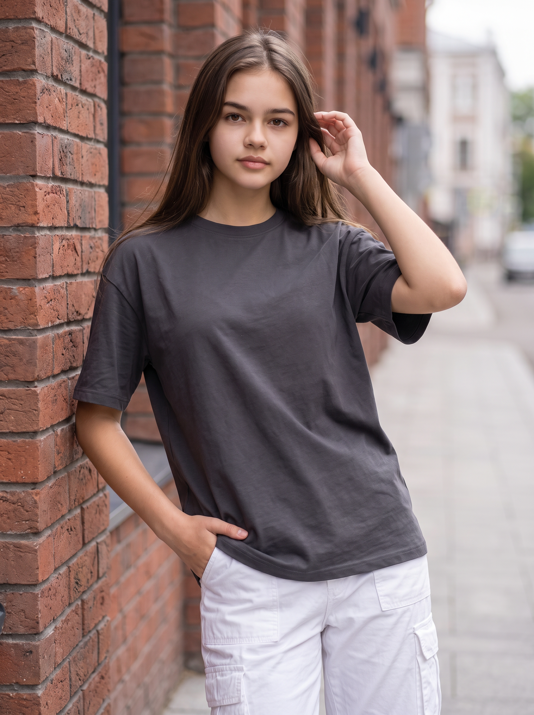 Grey Oversized T-shirt