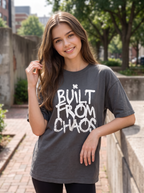 Grey Puff Printed Oversized T-shirt