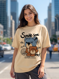 Skin Streetwear Printed Oversized T-shirt